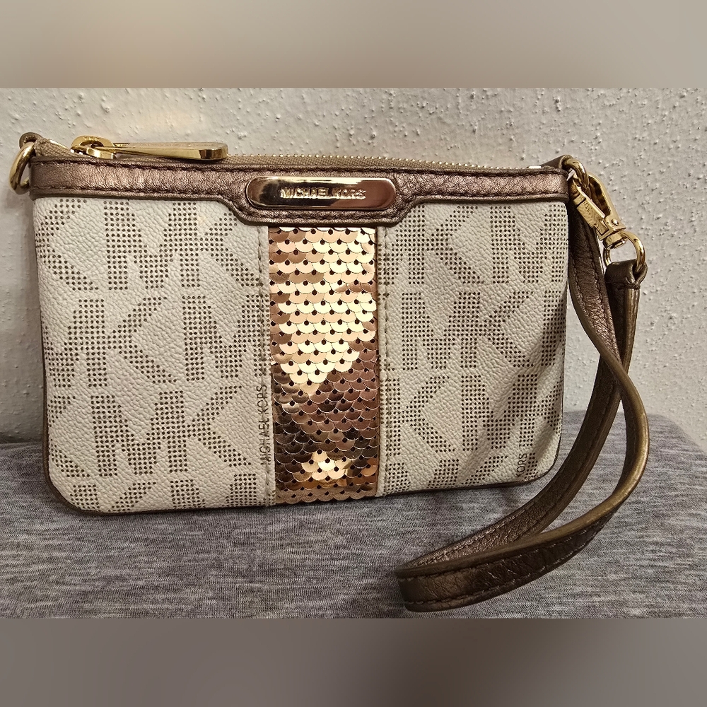 Michael Kors Sequined Wristlet